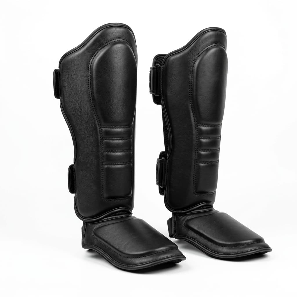 Custom Boxing Shin Guards — Image 01 Hero Product Presentation (GLOVES STORM OEM)