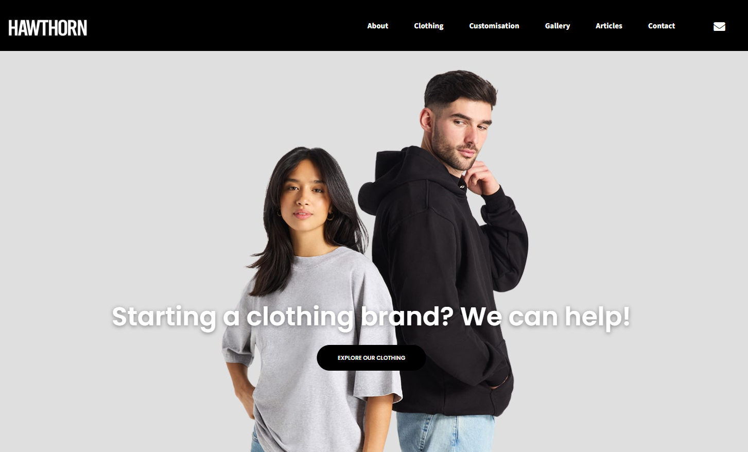 Hawthorn International UK clothing manufacturing
