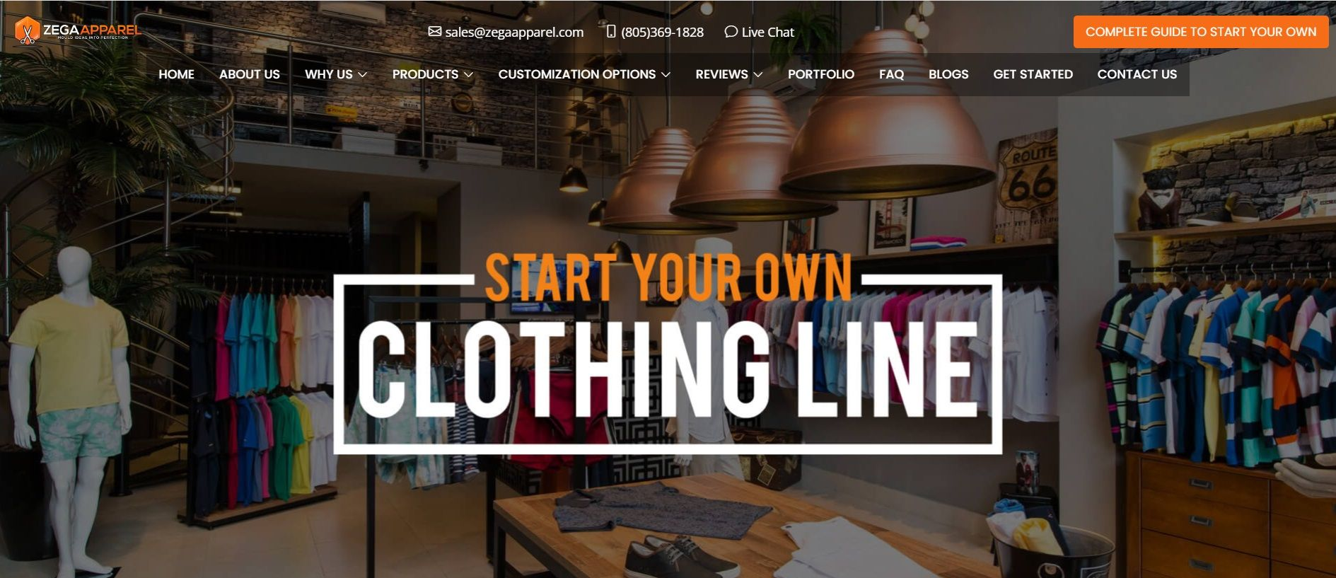 Zega Apparel manufacturing facility