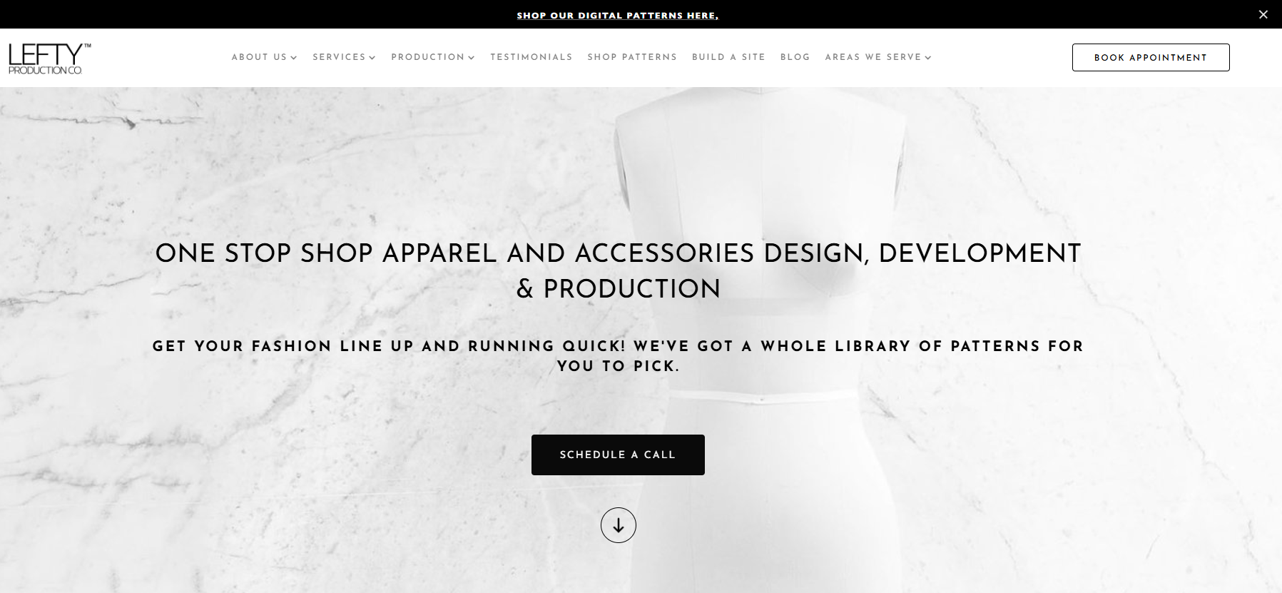 Lefty Production Co Los Angeles apparel manufacturing